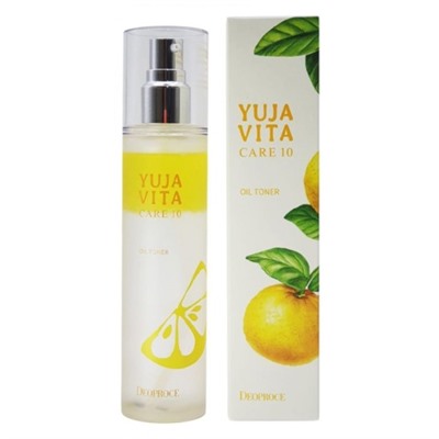 Тонер для лица с маслом из кожуры юдзу DEOPROCE YUJA VITA CARE 10 OIL TONER