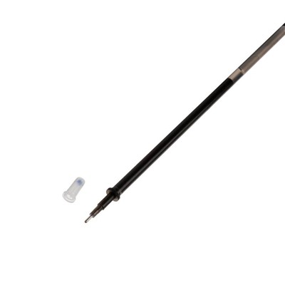 Стержень гелевый 0,5 мм, для ручки со стираемыми чернилами, 131 мм, чернила чёрные (штрихкод на штуке)