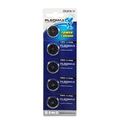 [34340] Элементы питания Samsung Pleomax CR-2016 BL-5 литиевые (5/100)