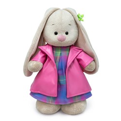 Мягкая игрушка «Зайка Ми», в пальто из экокожи, 25 см