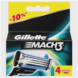 Gillette Mach3 / Turbo 4шт