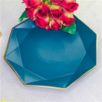 Набор тарелок на подставке Lenardi, 6 предметов, d=25.5 см