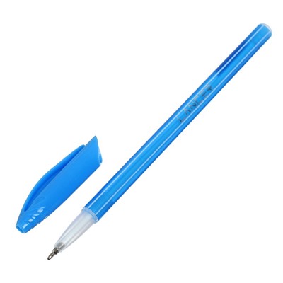 Ручка шариковая "Полоски" 0.5 мм, стержень синий, в дисплее, корпус МИКС (штрихкод на штуке)