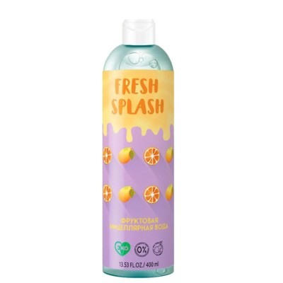 FRESH SPLASH Фруктовая мицеллярная вода, 400 мл,