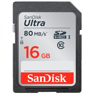 Карта памяти SDНС 16 GB Class10 UHS-1 SanDisk (1/1)