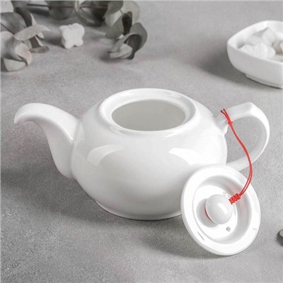 Чайник фарфоровый заварочный Wilmax, 500 мл, цвет белый