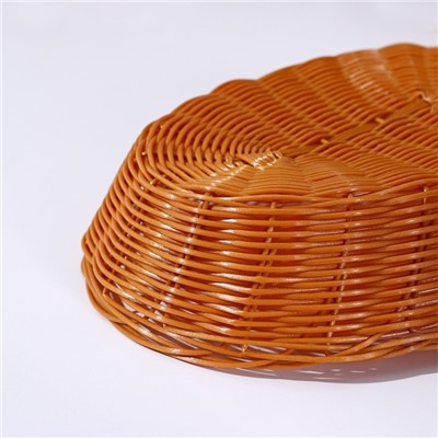 Корзинка для фруктов и хлеба Доляна «Капучино», 27×22×6 см