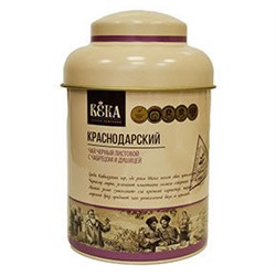 Краснодарский чай черный с чабрецом и душицей «Века» Ж/Б 90 гр