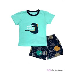 Комплект шорты+футболка / Динозаврик