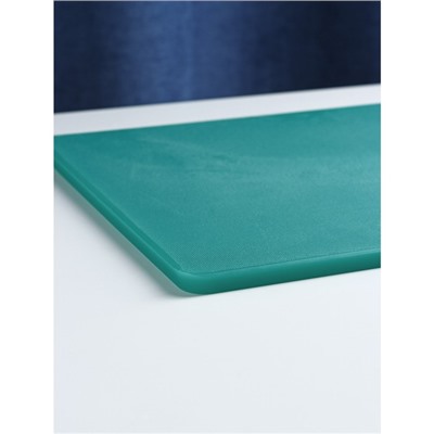 Доска профессиональная разделочная 40×30 см, толщина 1,2 см, цвет зелёный