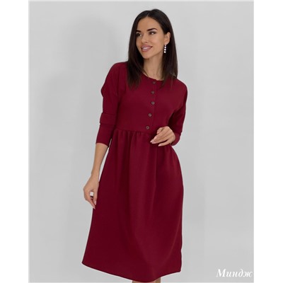 Платье «Миндж» (бордовый)