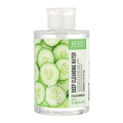 JIGOTT CUCUMBER DEEP CLEANSING WATER Очищающая вода с экстрактом огурца