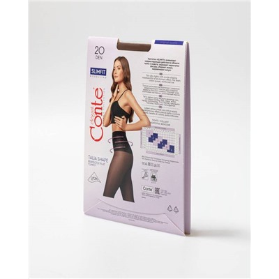 Корректирующие CONTE Slimfit 20 Колготки с широким моделирующим поясом Lycra®