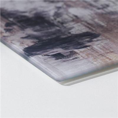 Доска разделочная стеклянная Доляна «Безмятежность», 30×20 см
