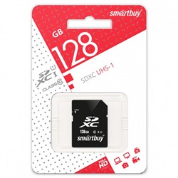 Карта памяти SDXC 128 GB Class10 U1 Smartbuy (1/1)