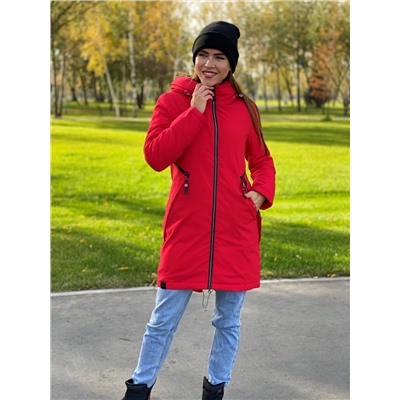 Женская куртка 21-95(2#) красная