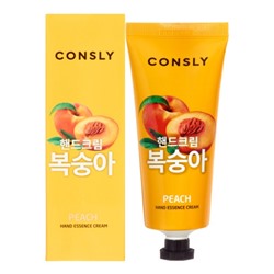 CONSLY Peach Hand Essence Cream Крем-сыворотка для рук с экстрактом персика