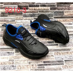 Мужские кроссовки 9210-3 черно-синие