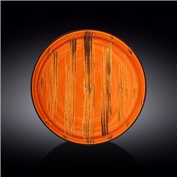 Тарелка Wilmax Scratch, d=28 см, цвет оранжевый