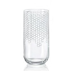 Набор стаканов для воды «Ума», декор соты, 440 мл, 6 шт