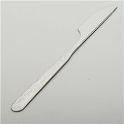 Нож детский столовый «Колобок», h=17 см, толщина 1,5 мм, цвет серебряный