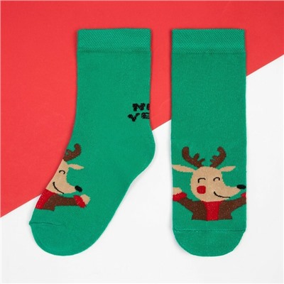 Набор детских новогодних носков KAFTAN «Дед Мороз»