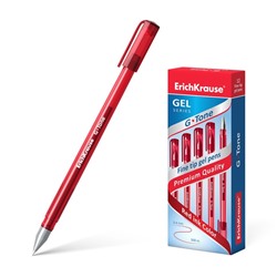 Ручка гелевая G-Tone, узел 0.5 мм, чернила красные, длина линии письма 500 метров