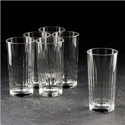 Набор стаканов высоких «Отражение», 230 мл, 6 шт