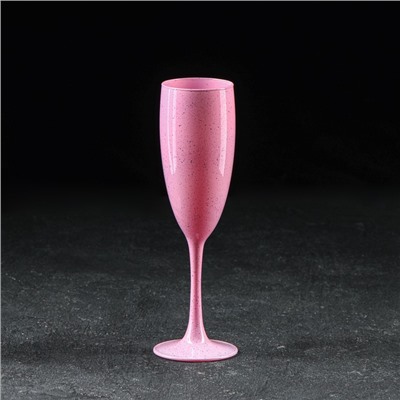 Набор бокалов для шампанского «Рассбери рок», 170 мл, 2 шт, цвет розовый