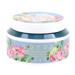 Увлажняющий крем для лица с экстрактом лотоса JIGOTT LOTUS FLOWER MOISTURE CREAM