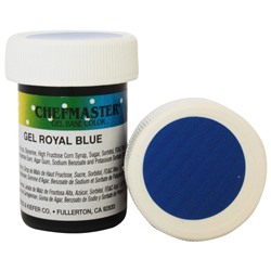 Краска Синий королевский гелевая концентрир. Royal Blue Chefmaster, 106 гр. 7407