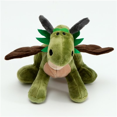 Мягкая игрушка «Дракон», 20 см, цвет зелёный