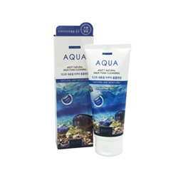 Пенка для умывания с аквамарином JIGOTT Natural Aqua Foam Cleansing