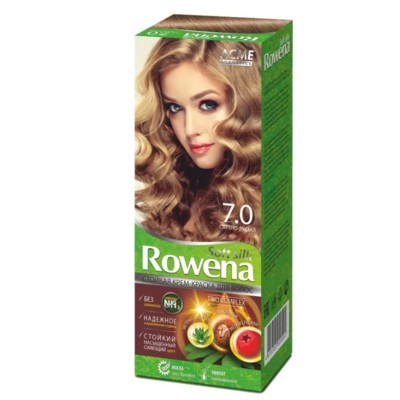 Rowena soft silk Cтойкая крем-краска для волос тон 7.0 светло-русый