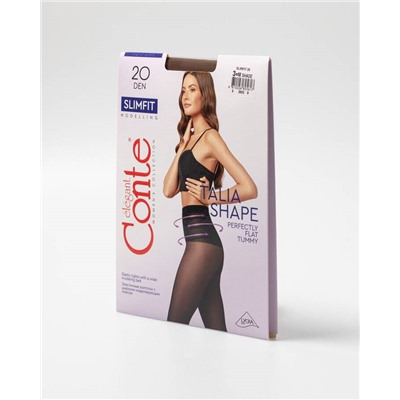 Корректирующие CONTE Slimfit 20 Колготки с широким моделирующим поясом Lycra®