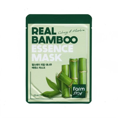 Тканевая маска для лица с экстрактом бамбука FarmStay Real Bamboo Essence Mask