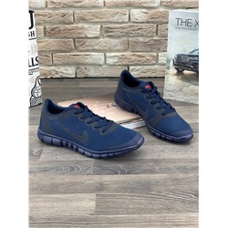 Мужские кроссовки А895-8 темно-синие