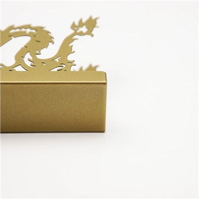Салфетница «Дракон», 14×4×9 см, цвет золотой