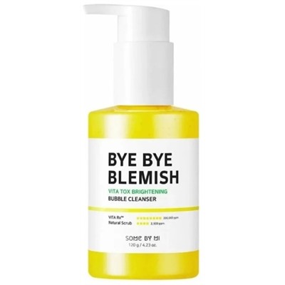 Осветляющая кислородная пенка с витаминами SOME BY MI BYEBYE BLEMISH VITATOX BRIGHTNING BUBBLE CLEANSER