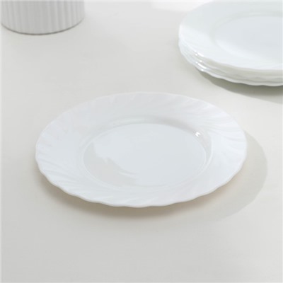 Набор десертных тарелок Luminarc TRIANON BL UNI, d=19,5 см, стеклокерамика, 6 шт
