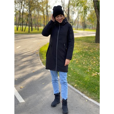Женская куртка 21-95(1#) черная