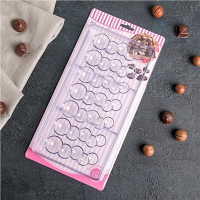 Форма для шоколада и конфет «Воздушный», 7 ячеек, 33×16,2×2,5 см