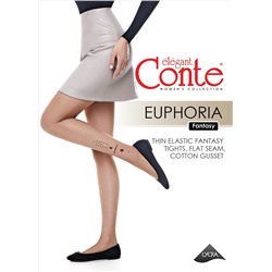 Колготки женские CONTE Euphoria Колготки c объемным рисунком из флока