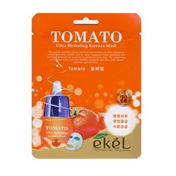 Тканевая маска для лица с экстрактом томата EKEL Tomato Ultra Hydrating Essence Mask
