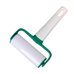 Акция! Ролик пластиковый 23*18*3 см для прикатки теста ручка бело-зеленый Baizheng (1/144)