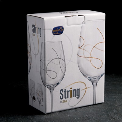 Набор бокалов для вина String, 350 мл, 2 шт