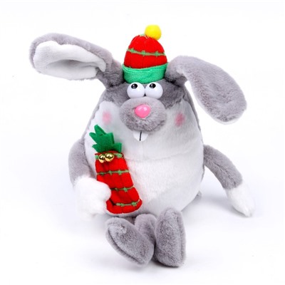 Мягкая игрушка «Кролик с подарком»