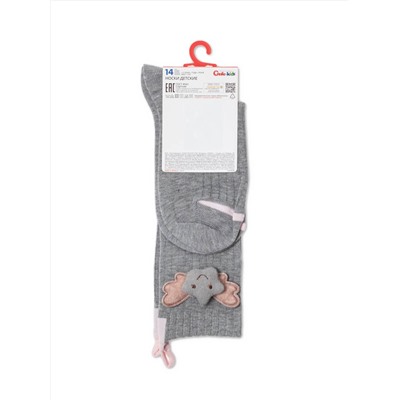 Носки детские CONTE-KIDS Удлиненные носки TIP-TOP из хлопка с декоративной игрушкой
