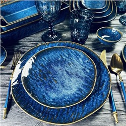 Набор тарелок Lenardi Aquamarine, 6 предметов, 20.5х2 см