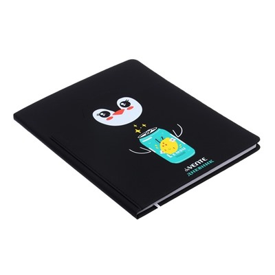 Дневник универсальный для 1-11 класса Pinguin, твёрдая обложка, искусственная кожа, шелкография, ляссе, 80 г/м2